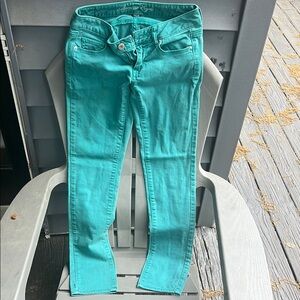 American Eagle Outfitters Stylish Teal Women's Jeans